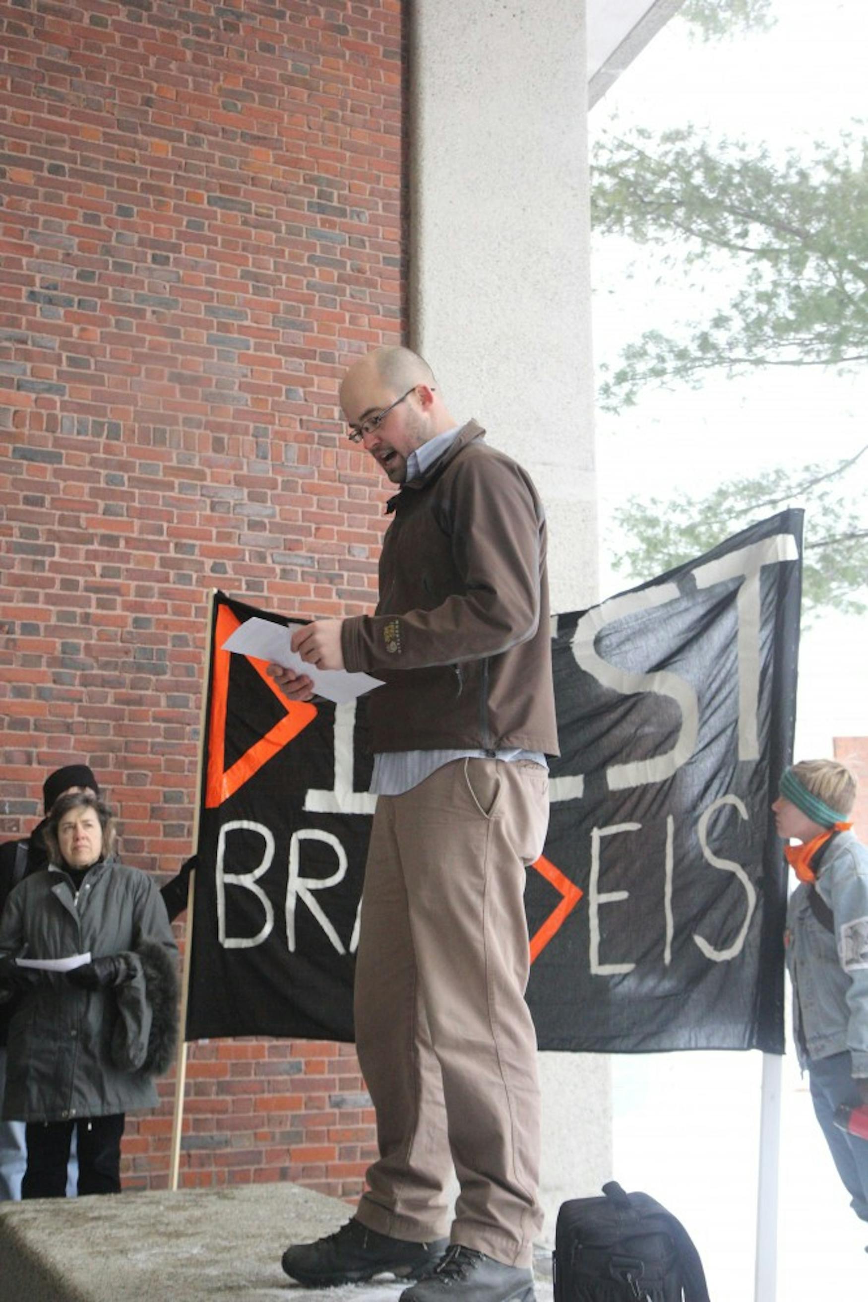 Phillip Wight Divestment Rally 
