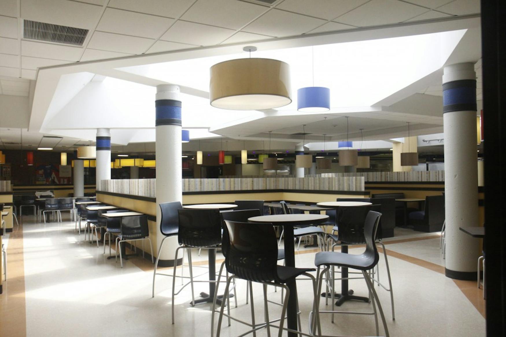 Usdan Student Center received an update over the summer, one of several changes across dining services.