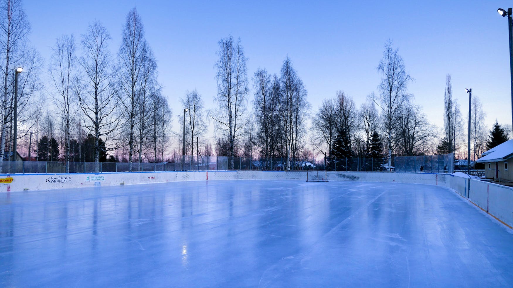 Outdoor ice rink in Itäkylä 20170306