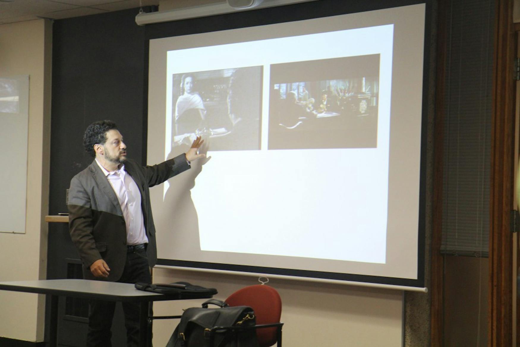FOREIGN AFFAIRS: Harvard Fellow Seth Fein spoke on Wednesday afternoon about his work on collaborative films between Mexico and America during the Cold War.