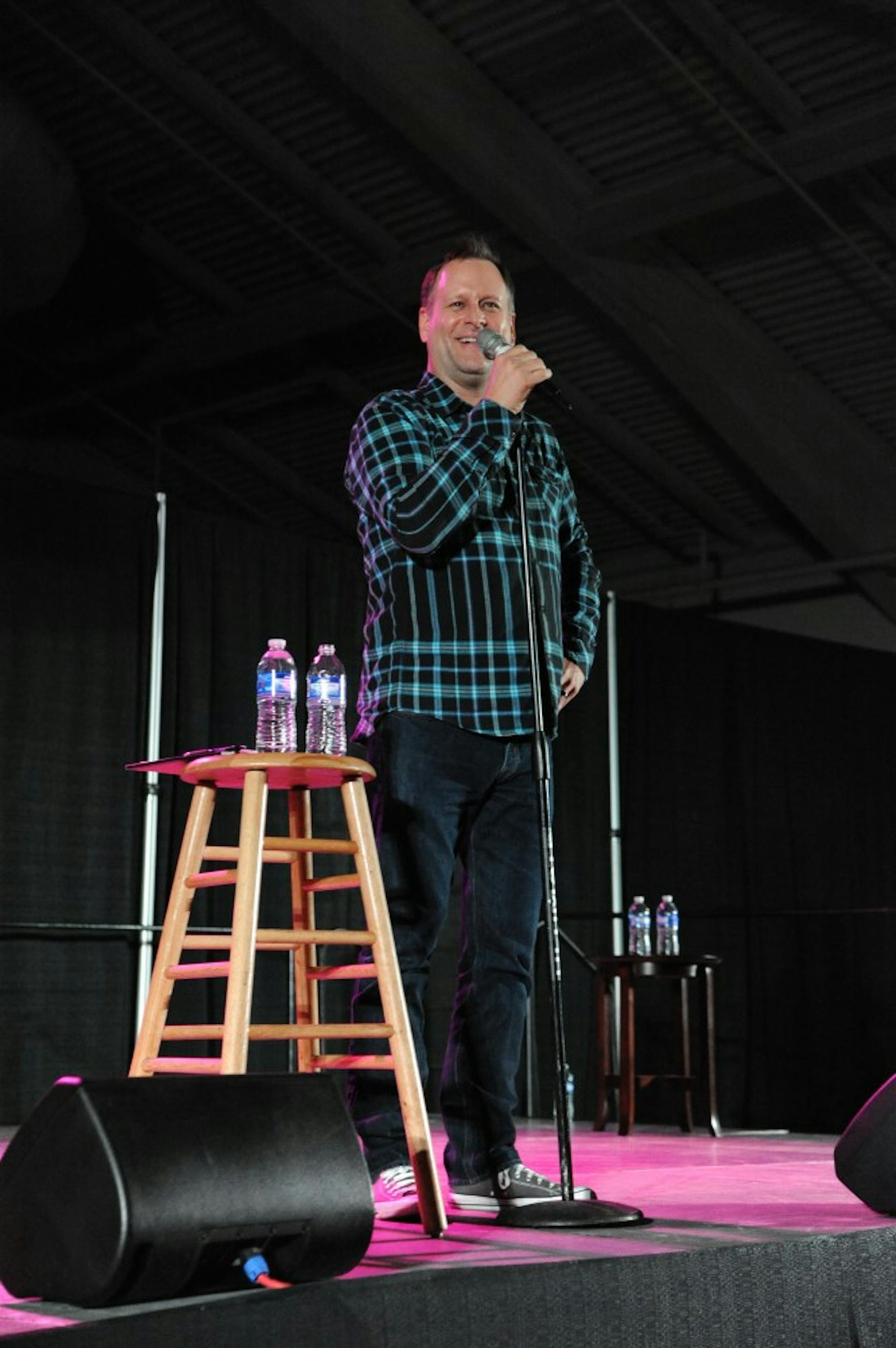 CUT IT OUT: Dave Coulier, known for his role on Full House as Uncle Joey, was the star of a comedy show on Friday night.