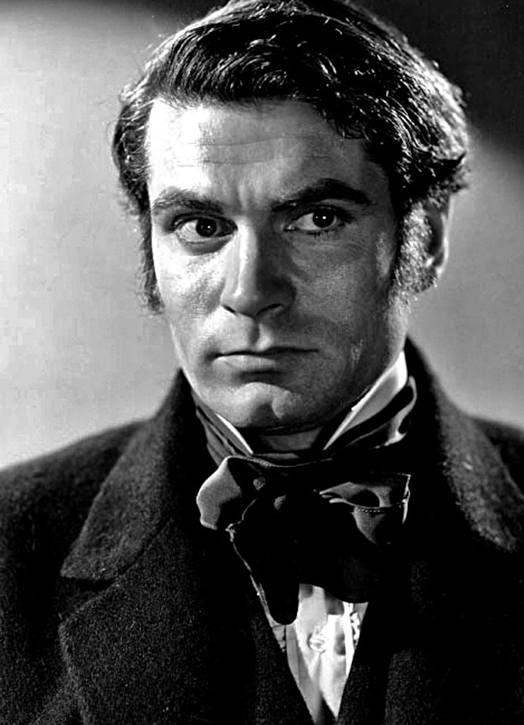 DEEP VENGEANCE: Heathcliff, pictured above as played by Lawrence Olivier in the 1939 film adaption of Wuthering Heights, patiently seeks revenge in Brontë’s novel.