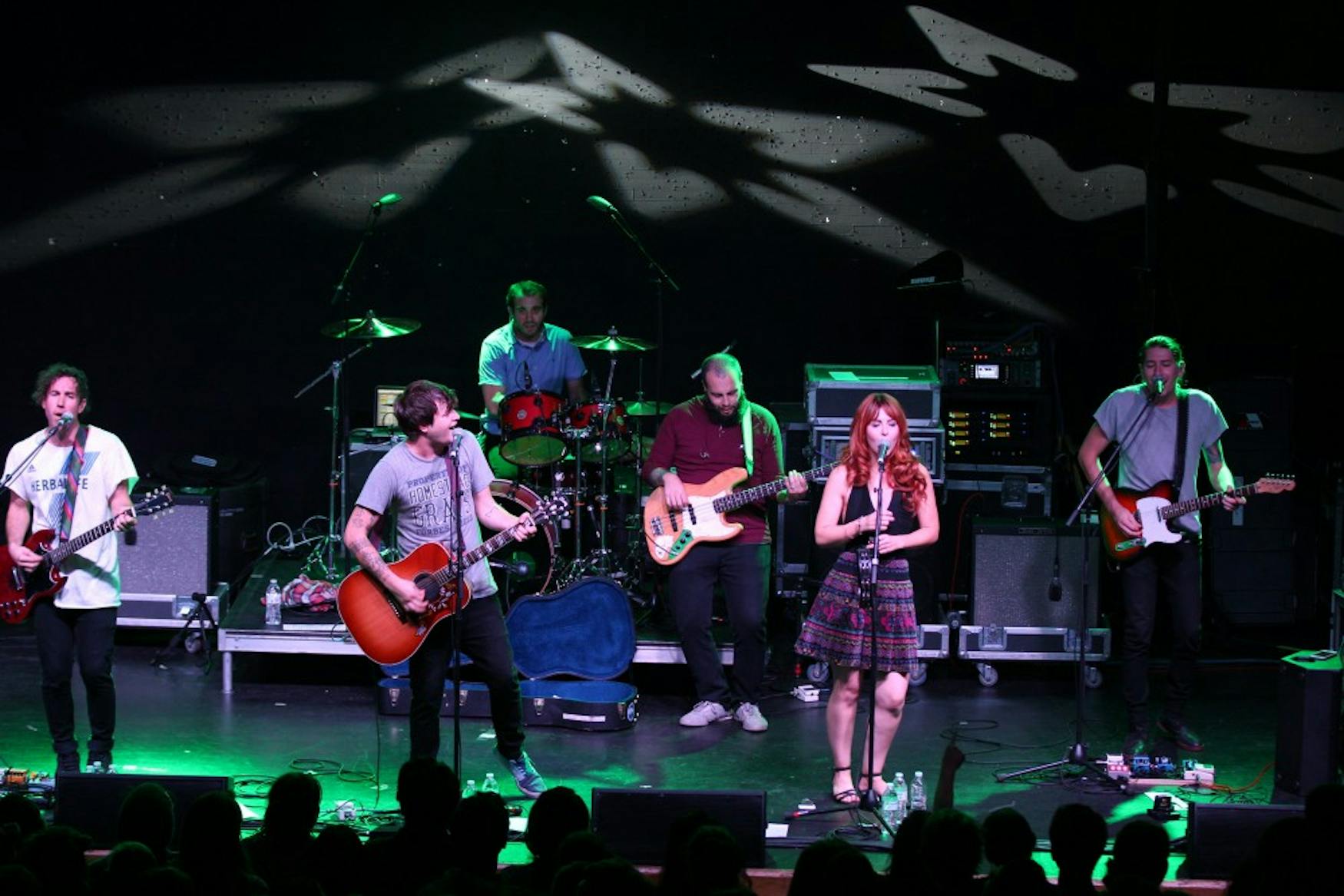 ROCKING OUT: Alternative-rock band The Mowgli’s performed at Student Events’ annual fall concert and played  their hits, including “San Fransisco,” “Say It, Just Say It” and “I’m Good.”