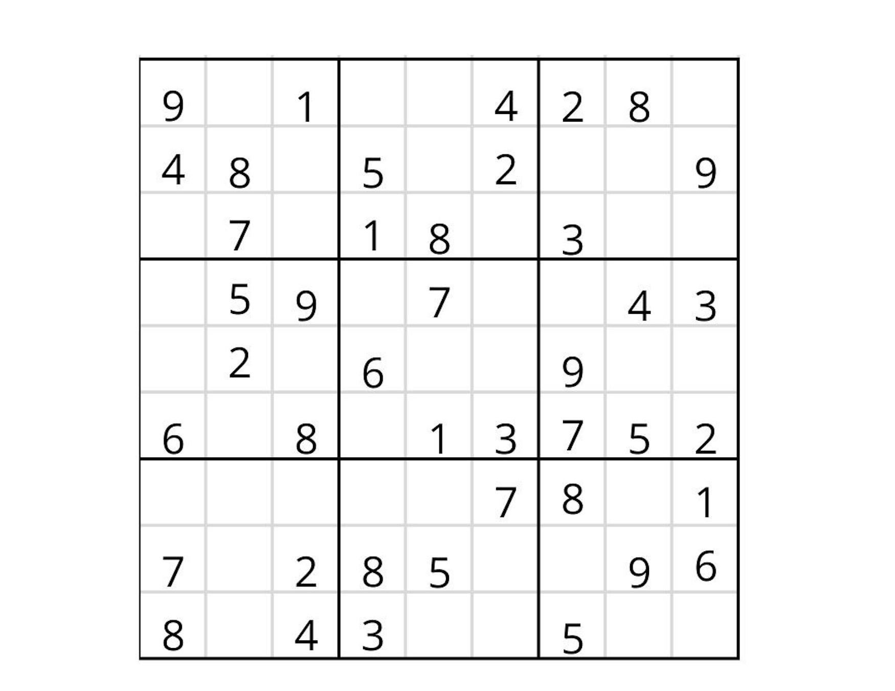 Sudoku Puzzle 10/22