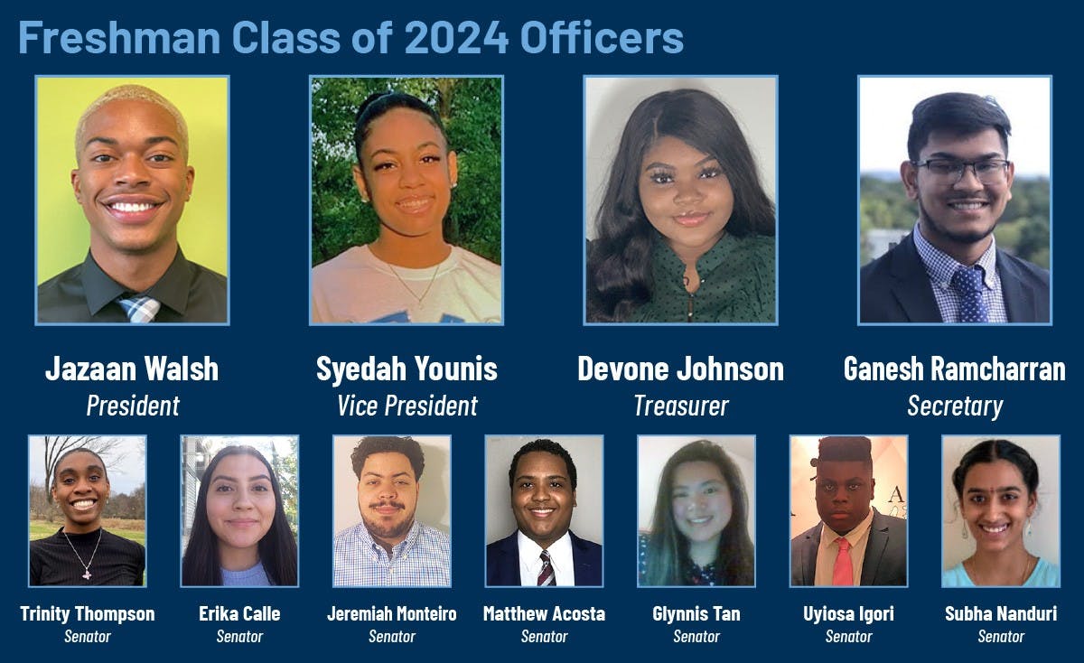 Student Organization Freshman Class of 2024 Officers