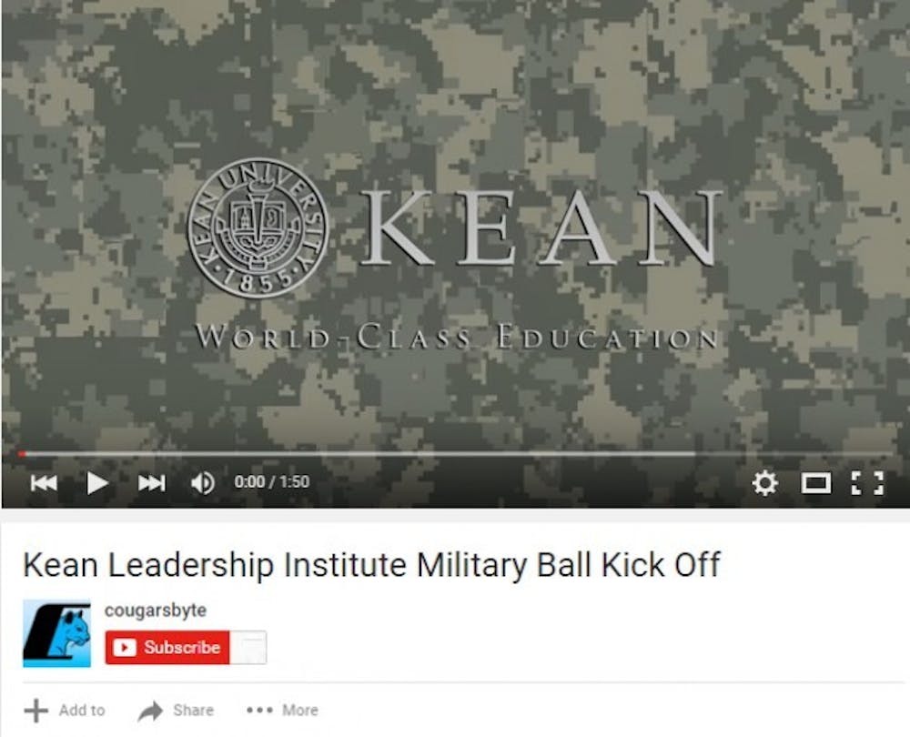 Kean Leadership Institute Military Ball Kick Off