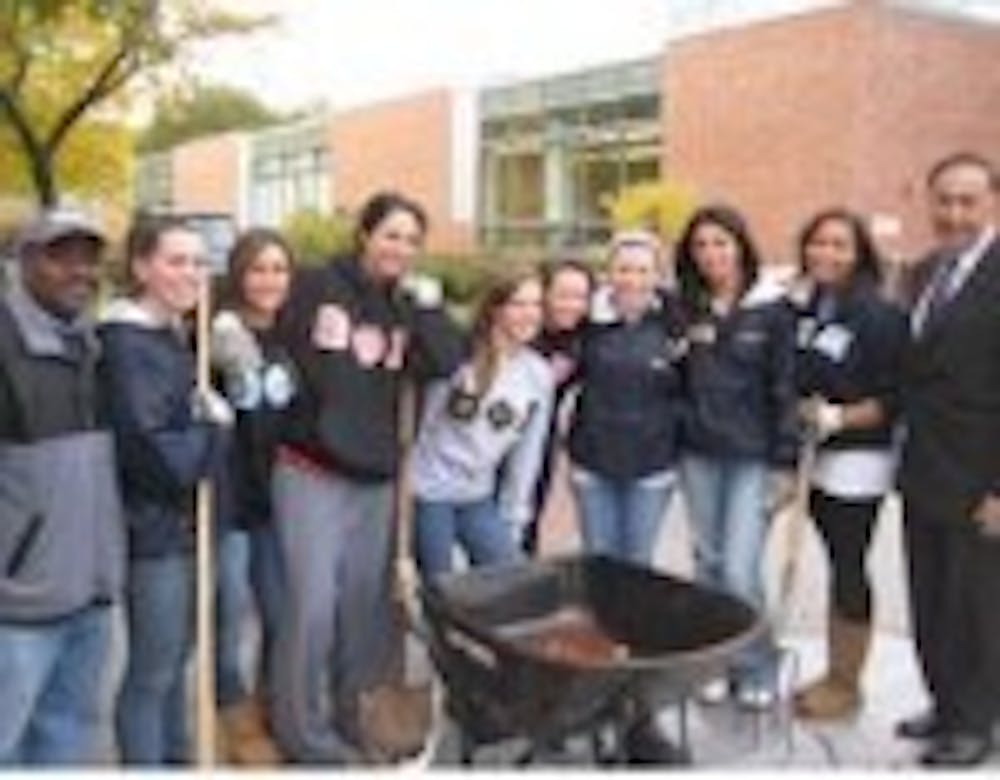 Greeks Lend A Hand At Kean