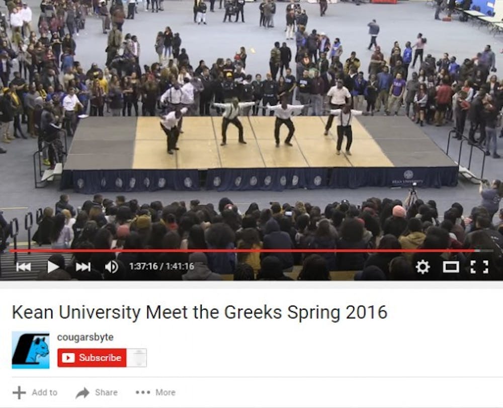 Kean University Meet the Greeks Spring 2016