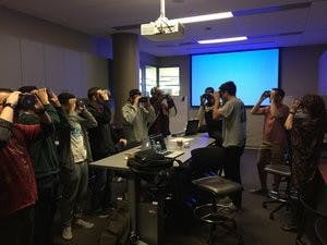 Michael Graves College Students Using VR