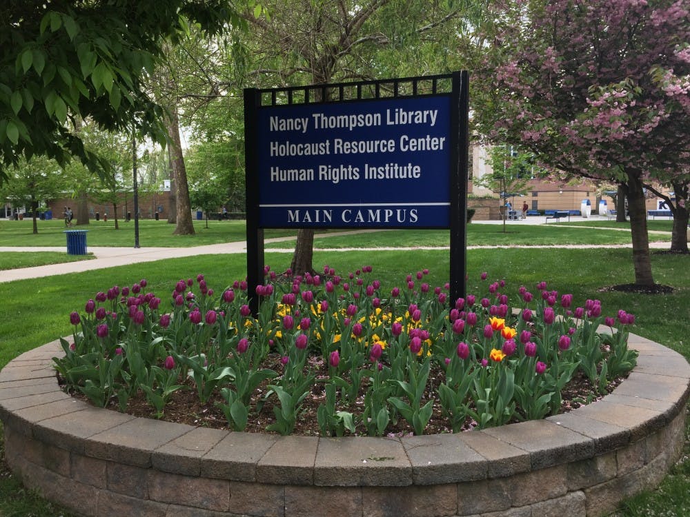 Nancy Thompson Library Sign