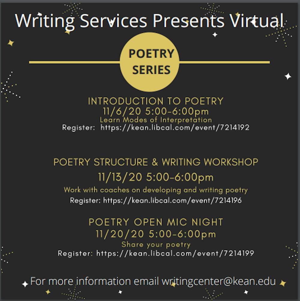 Kean Writing Center: Virtual Poetry Series