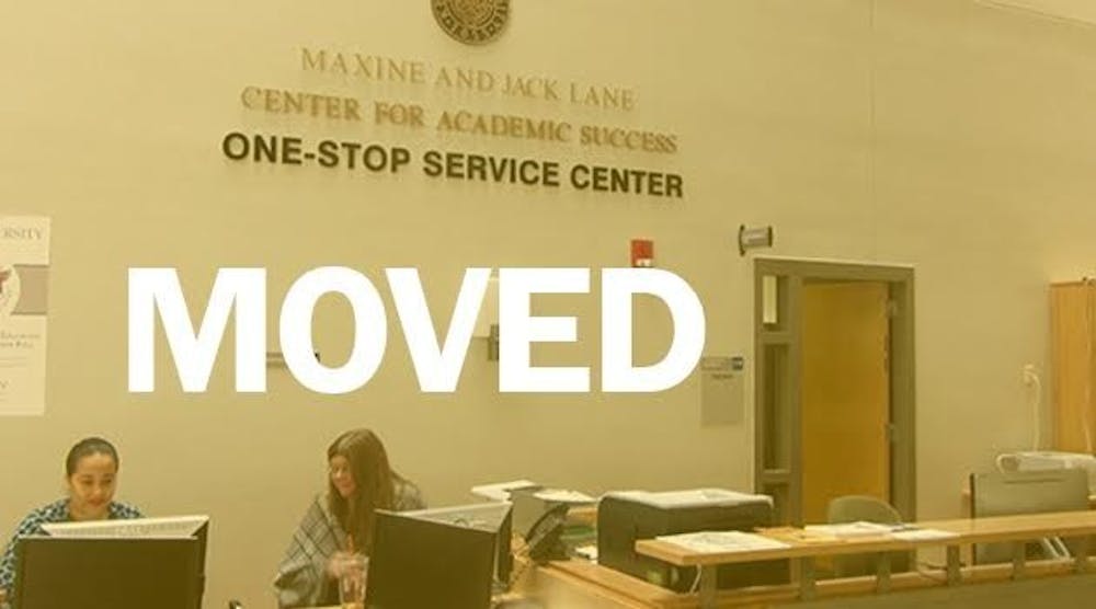 One-Stop and Student Support Services Have Moved