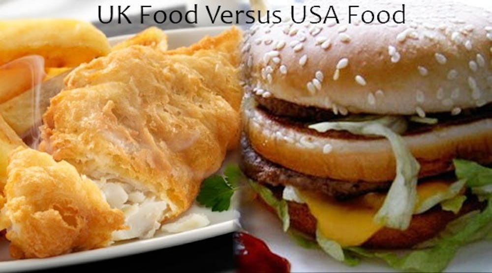 UK Food VS US Food