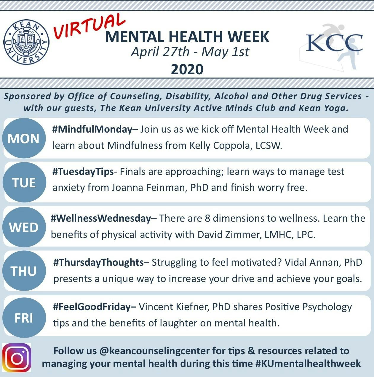 Virtual Mental Health Week