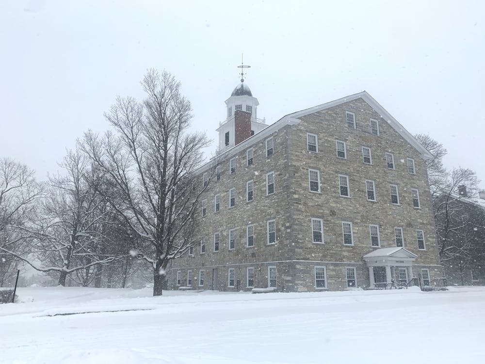 Old Chapel. Middlebury is closing in on completing its signature “For Every Future” Fundraising Drive two years early, giving President Baucom an early win early in his tenure.