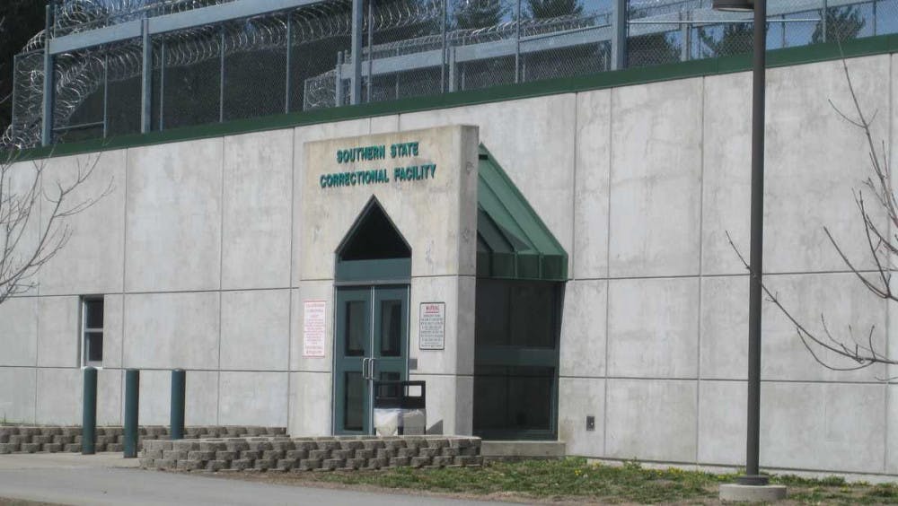 <span class="photocreditinline">COURTESY PHOTO</span><br />Southern State Correctional Facility in Springfield is one of six Department of Corrections facilities in Vermont. In response to the outbreak of Covid-19, the DOC has been under pressure by social organizations to reduce the state prison population.