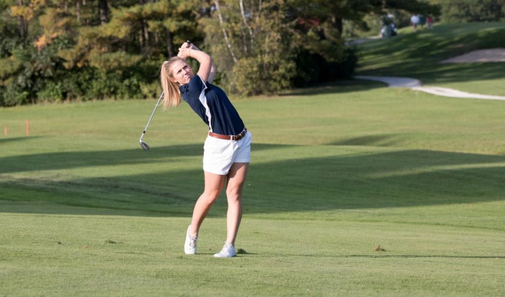 <span class="photocreditinline">COURTESY PHOTO</span><br />Golf captain Chloe Levins ’20 placed individually for second, fifth and 12th place at the Vassar Invitational, Jack Leaman and Williams Spring Invitational, respectively.