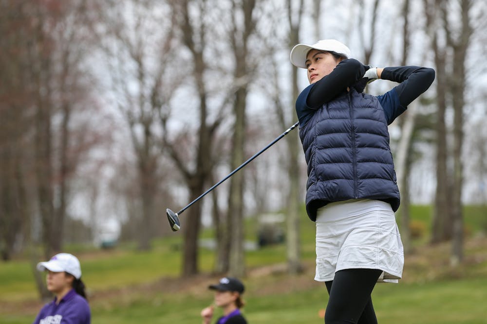Audrey Tir ’25 has made an instant impact for women’s golf in her rookie season. (Courtesy of Middlebury Athletic Communications)