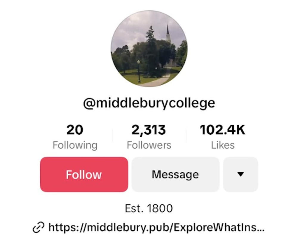 Even Middlebury College is on TikTok these days.