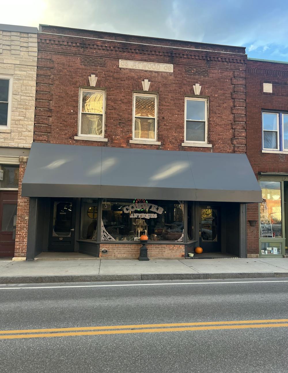 CobWeb antiques opened in the former space of Buy Again Alley, which has since relocated to 10 Washington Street. 