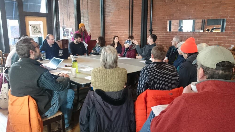 <span class="photocreditinline">COURTESY PHOTO</span><br />Community members participated in a focus group meeting as part of the Planapalooza master planning process.
