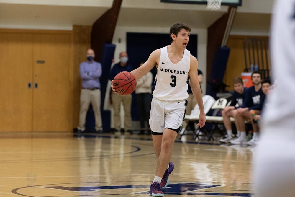Noah Osher ’23.5 ( No. 3) has started all nine games for the Panthers this season. Courtesy of Colin Bourque ’25
