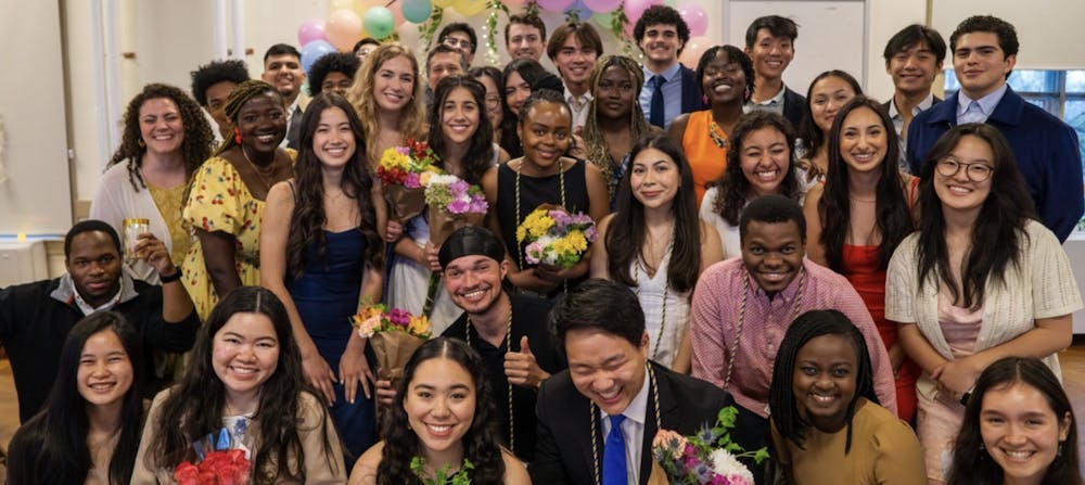 Members of the Intervarsity Christian Fellowship (IVCF) gather for an event.