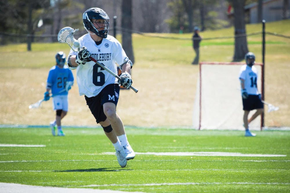 <span class="photocreditinline"><a href="https://middleburycampus.com/39670/uncategorized/michael-borenstein/">Michael Borenstein</a></span><br />After a stinging loss against rival Wesleyan, the Panthers came back stronger to defeat Dickinson at the Mustang Classic.