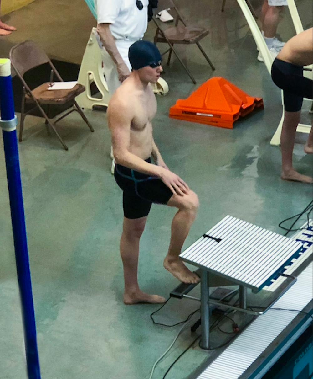 <span class="photocreditinline">Courtesy Brett Perlmutter</span><br />Brett Perlmutter ’24 is a rising sophomore on the men’s swim and dive team.