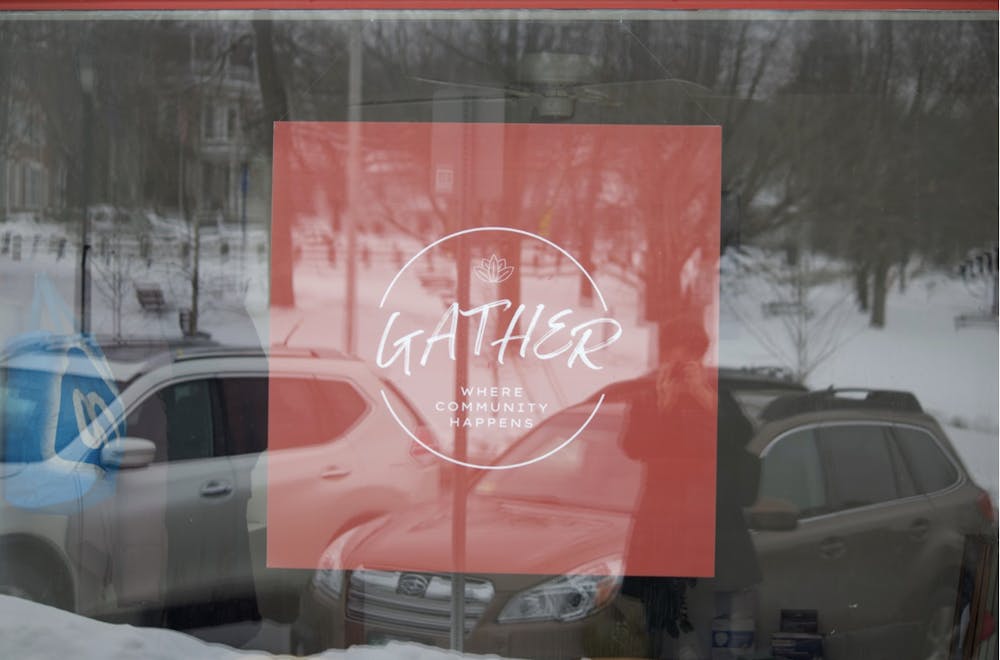 <p>Gather, located at 48 Merchants Row, opened in mid-February in downtown Middlebury</p>