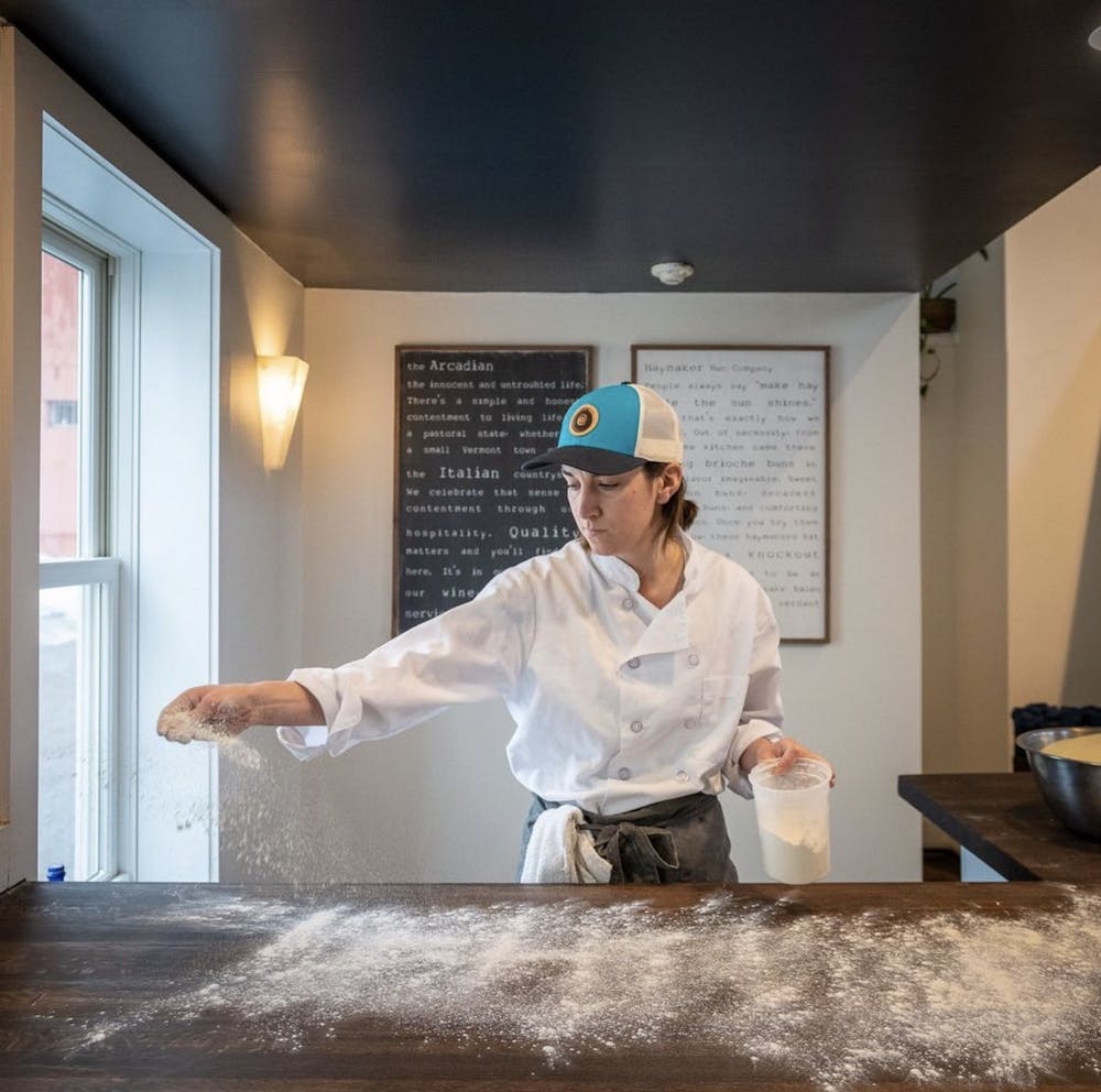 Haymaker Bun Company, located on 7 Bakery Lane is known for unique bun flavors and inventive coffee menu