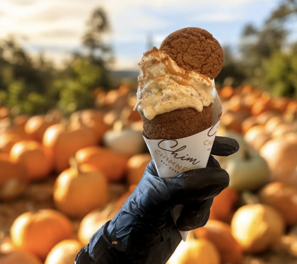 Chimney cones are cone-shaped pastries.