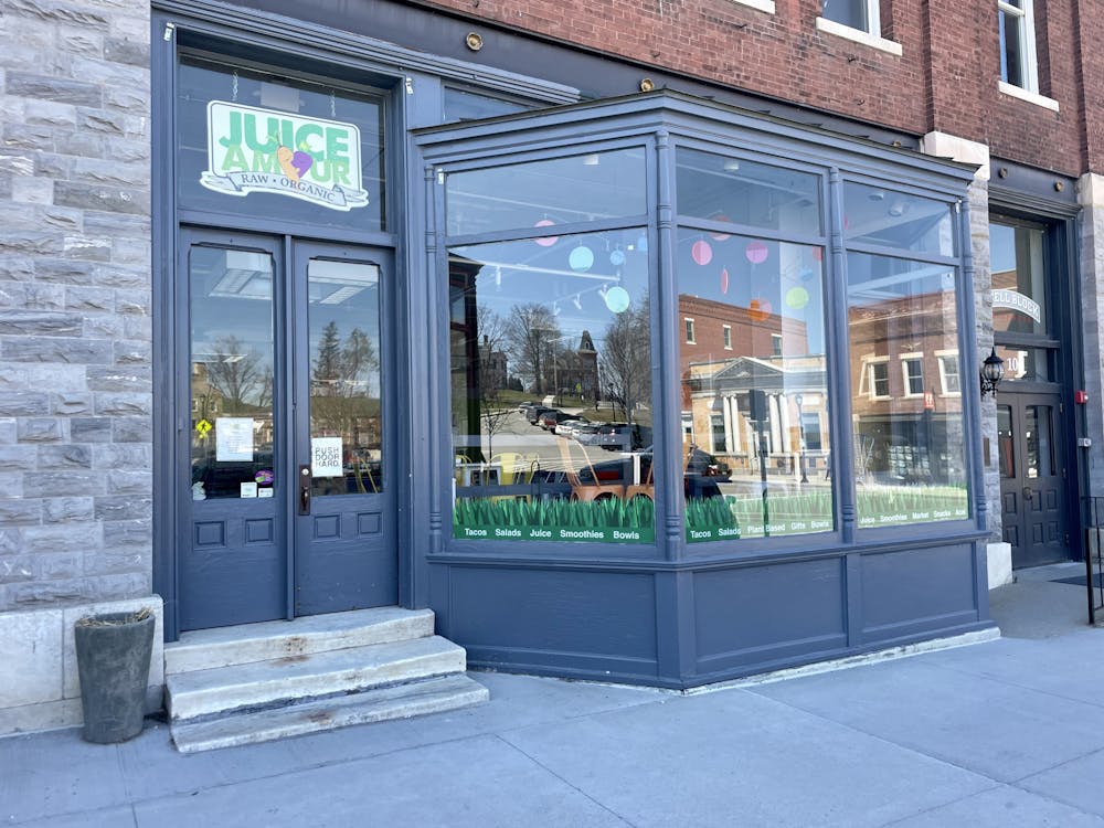 Juice Amour, located at 16 Merchants' Row, has now been serving up smoothies and vegan food for a year and a half