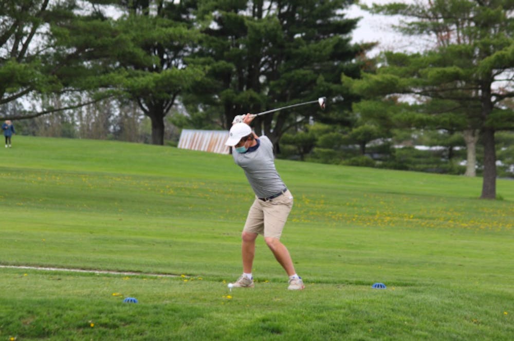 <span class="photocreditinline">Courtesy: Middlebury Athletics</span><br />Hogan Beazley ’23 was a star performer for men’s golf this season.