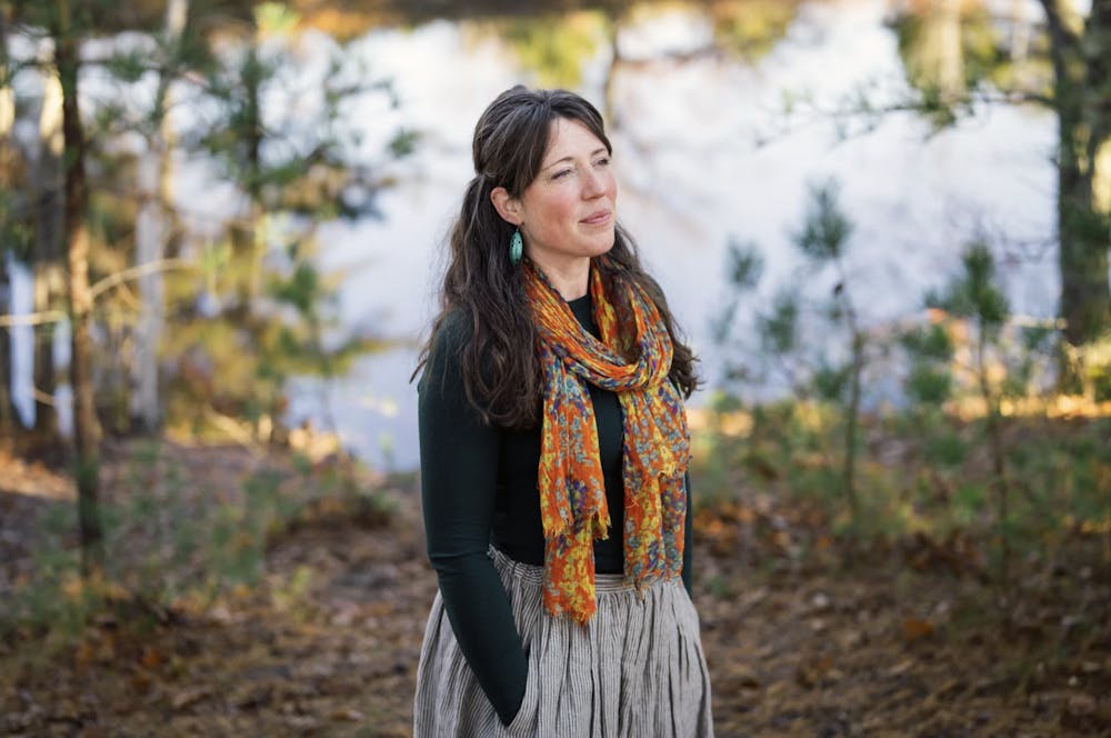 Local author, Chelsea Steinauer-Scudder, who visited the Ilsley Public Library, writes about motherhood in an ecological crisis