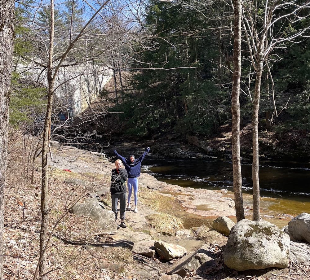 The Gorge and the summit of Snake Mountain are quintissential Middlebury student spots. 