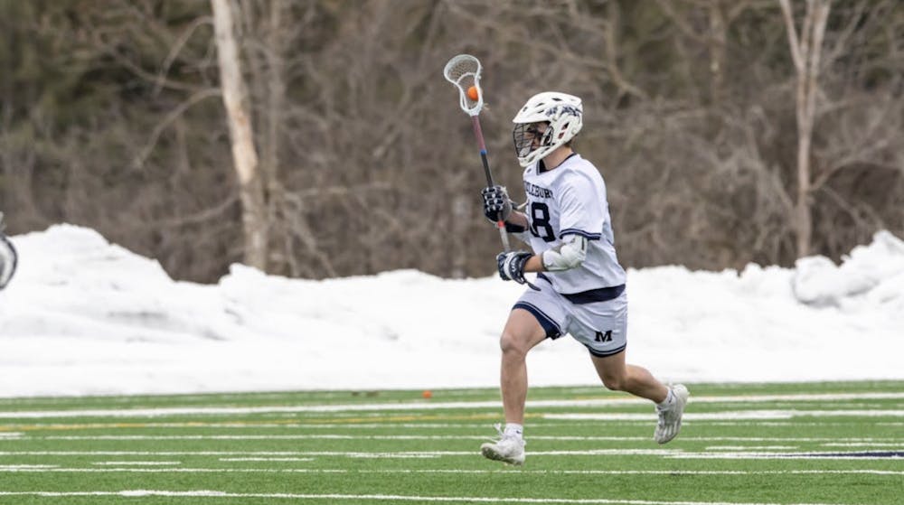Middlebury men’s lacrosse is currently fourth in the NESCAC.