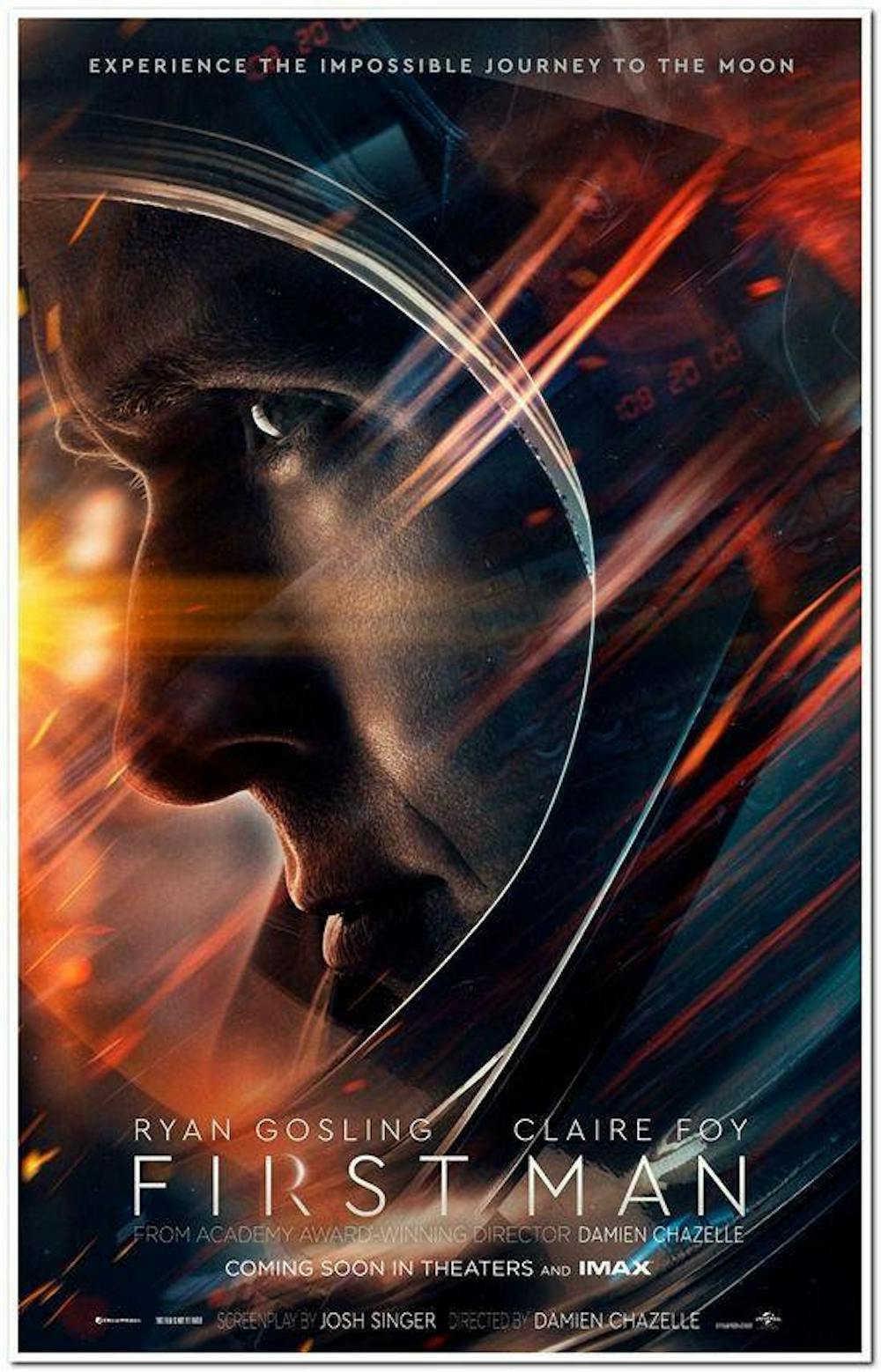 <span class="photocreditinline">UNIVERSAL PICTURES</span><br />"First man" features Ryan Gosling as Neil Armstrong.