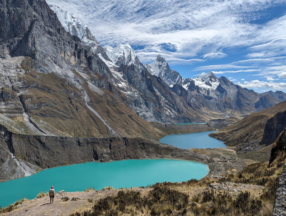 <p>Cordillera Huayhuash near Llamac, Peru.</p>