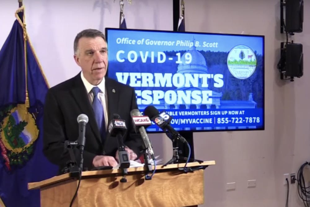 <a href="https://middleburycampus.com/54454/news/out-of-state-students-ineligible-to-receive-vermont-covid-19-vaccines/attachment/screen-shot-2021-03-30-at-2-19-03-pm/" rel="attachment wp-att-54455"></a> <span class="photocreditinline">Courtesy of ORCA Media</span><br />Scott announced students’ ineligibility during a press conference today.