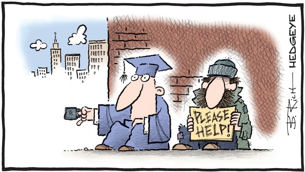 Cartoonist Bob Rich’s take on the job markets and their relationship to the economy.