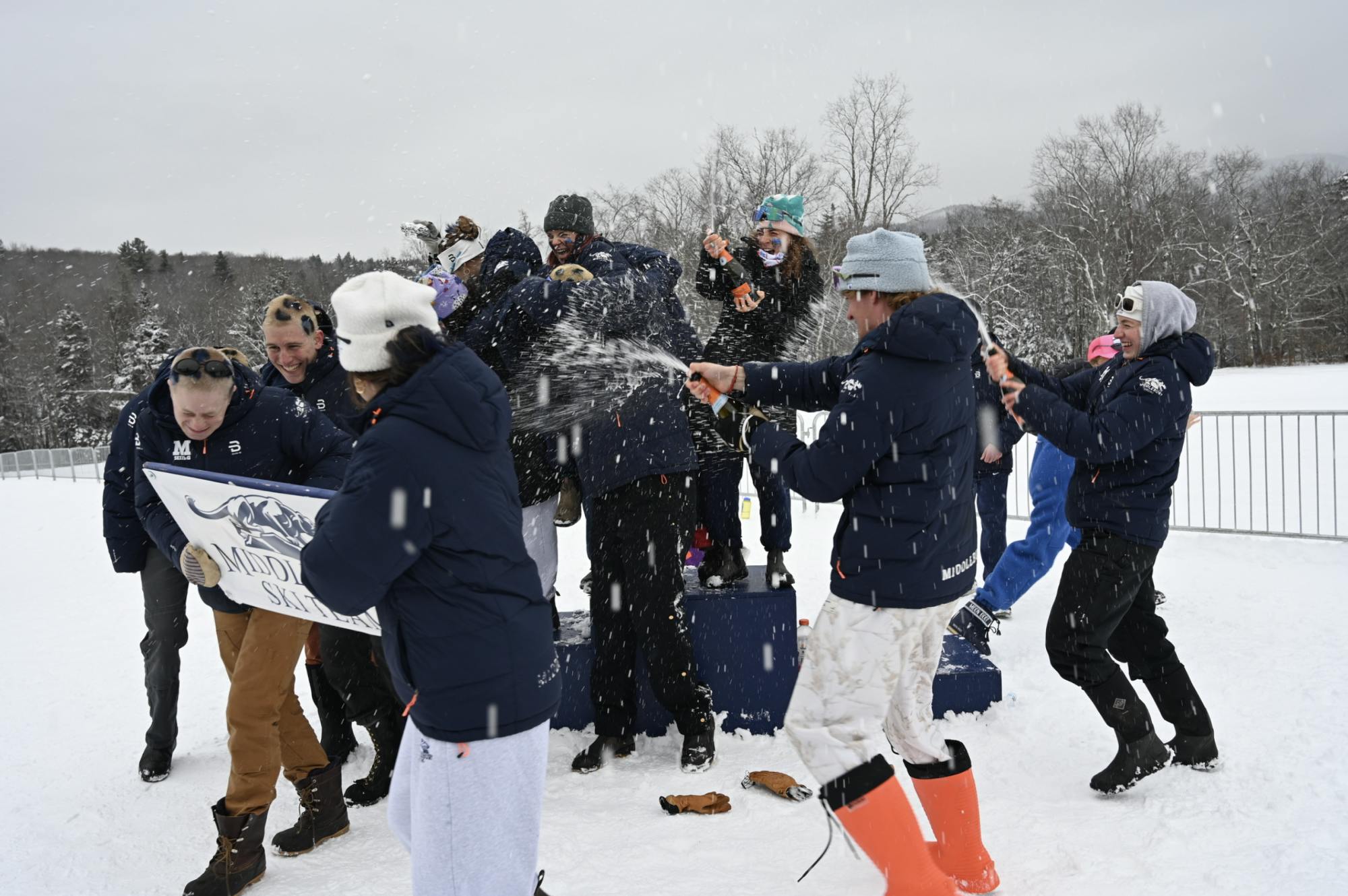 Chainsaws and house music: Nordic skiing at the Winter Carnival