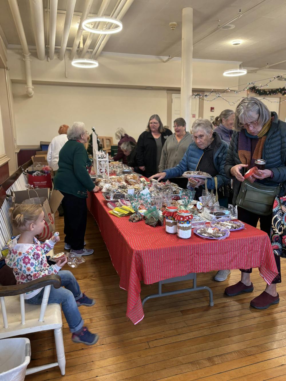 Saturday's Holiday Bazaar at the Congregational Church brought many community members again together for the 100th year to kick off the start of the holiday season.