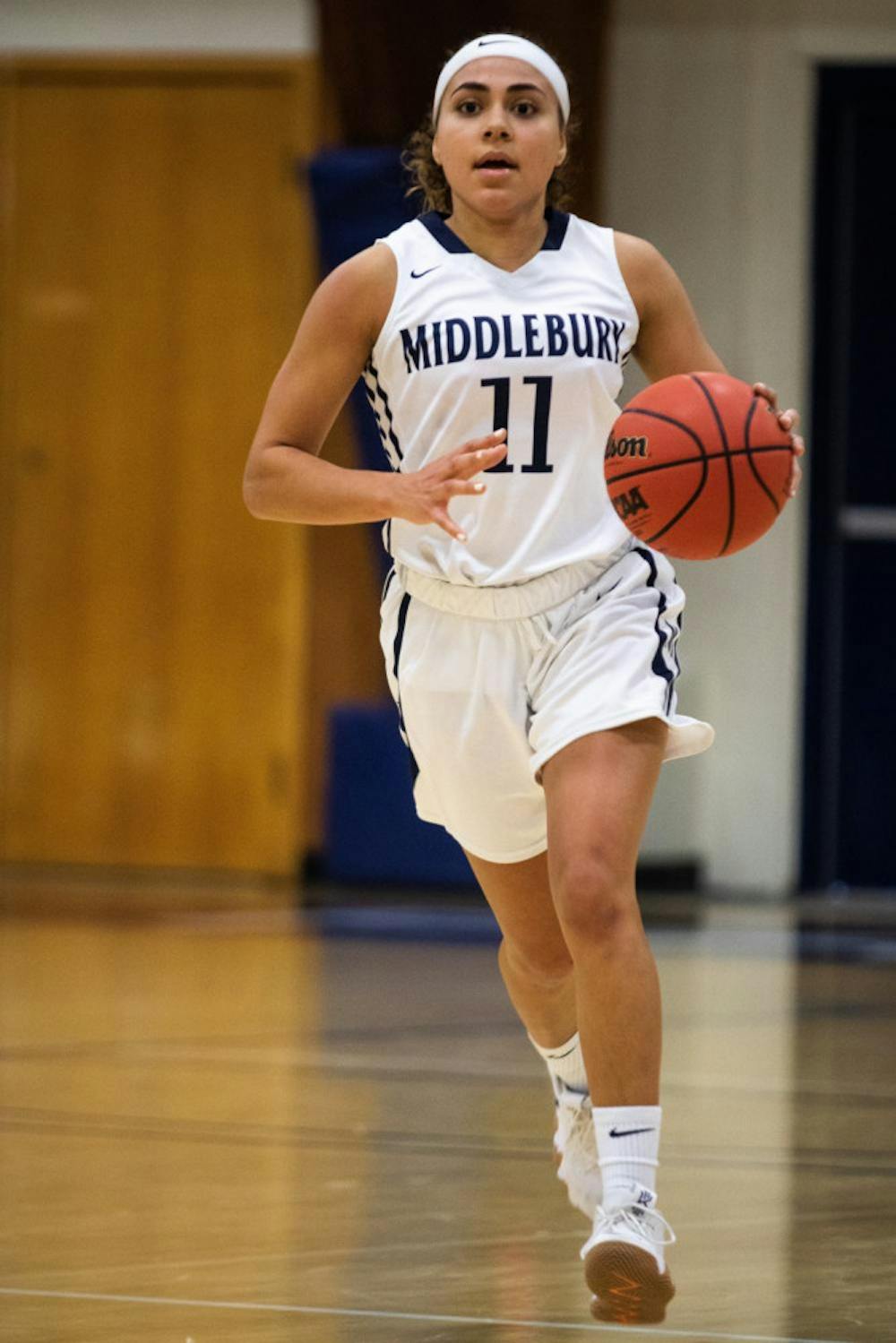 <span class="photocreditinline"><a href="https://middleburycampus.com/39670/uncategorized/michael-borenstein/">MICHAEL BORENSTEIN</a></span><br />The Middlebury women’s basketball team earned its first bid to the NCAA tournament since 1998. The Panthers (19-7) will play John Carroll (22-6) on Friday March 1 in Center Valley, Pennsylvania at 5:00 p.m.