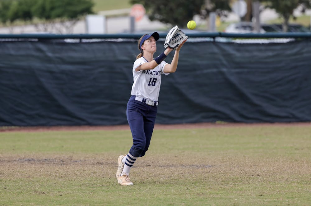 Along with McKenna Lont' 26, Kristyn Carroll '26 broke the program record for games played, reaching 143 appearances each.
