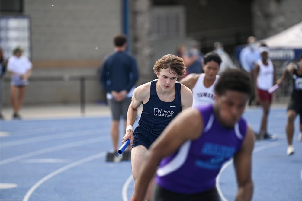 <p></p><p>Xander Swann ’25 takes off in a race at Pace Academy in Atlanta. (Courtesy Photo)</p>