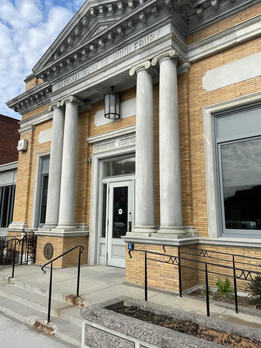 The National Bank of Middlebury, located at  30 Main Street, collaborates with the Better Middlebury Partnership on the Middlebury Money initiative.