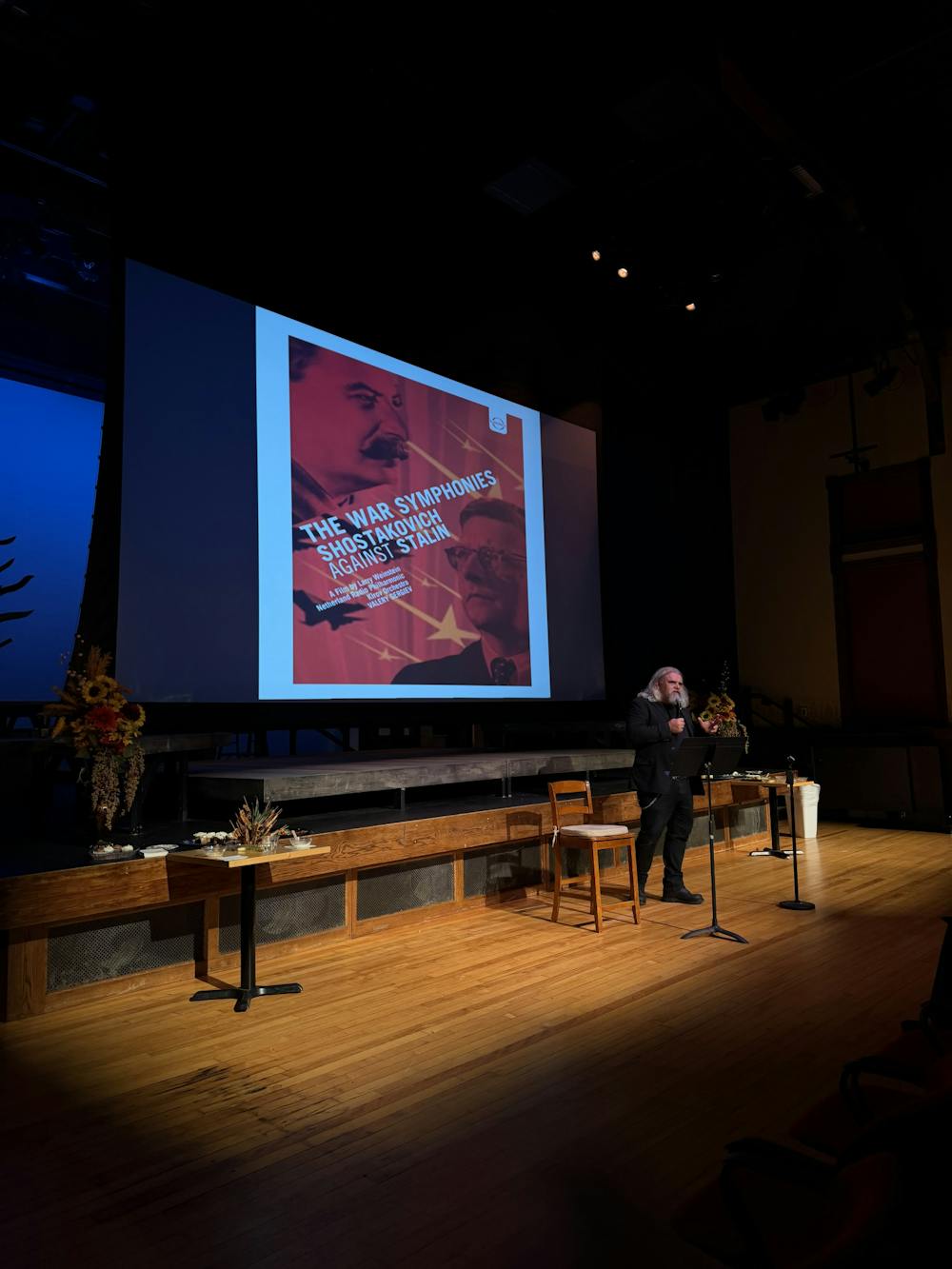 “The War Symphonies: Shostakovich Against Stalin” documentary
launched the festival at the Town Hall Theater.