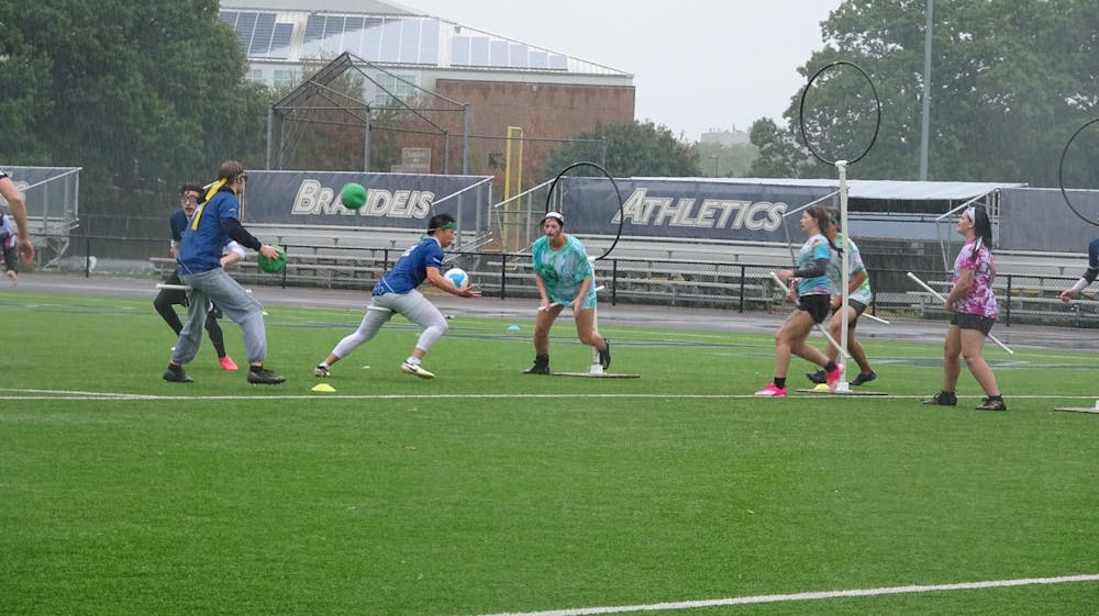 Middlebury Quadball competes this past weekend at Brandeis.