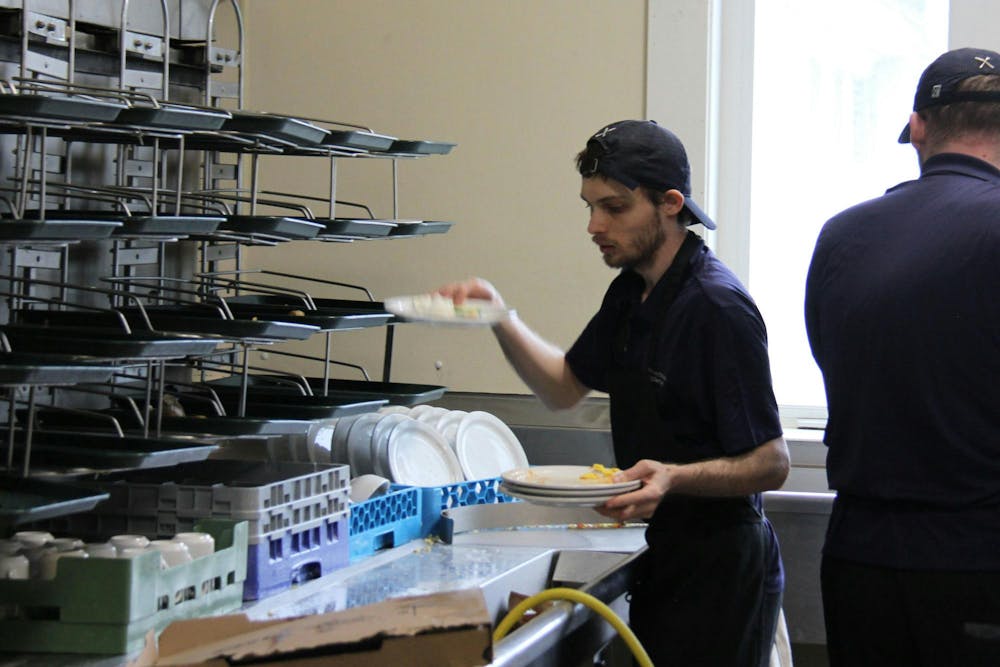 Across campus, dining halls are struggling to serve students at full capacity due to an increasing number of dishes leaving the halls and not returning. Dishes are often found broken and damaged in residential areas.